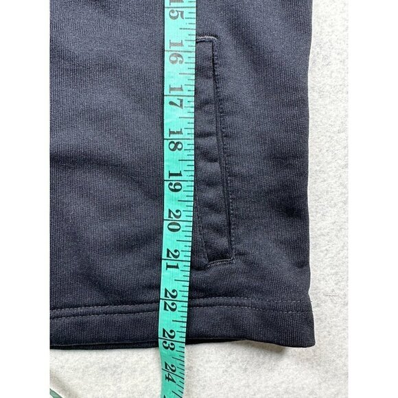 Calvin Klein Jeans Hoodie Womens Size Medium Black White Zip Front Jacket - Picture 8 of 9